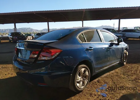 2013 Honda Civic Lx из США, поврежденный, VIN 19XFB2F53DE078420